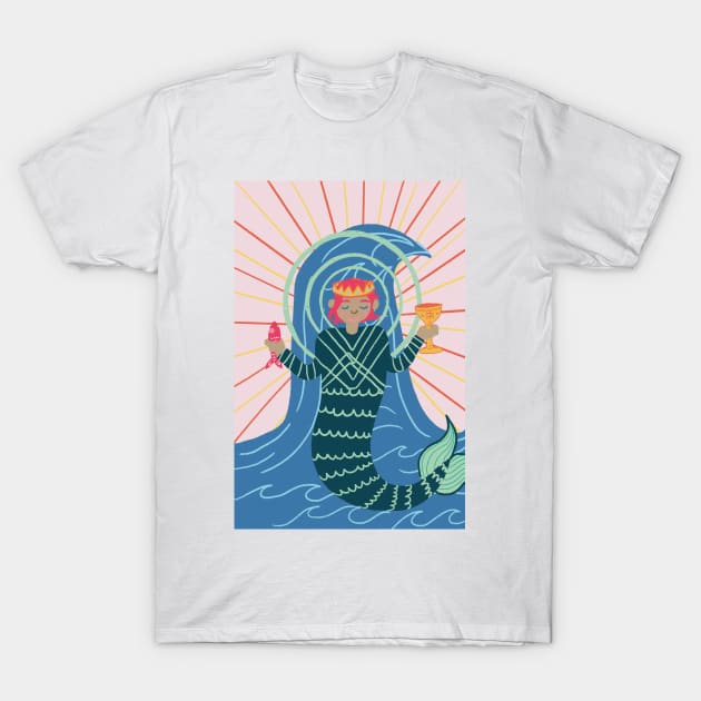 King of Cups T-Shirt by BeautyInDestruction